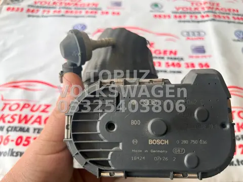 AUDİ 1.8T ELEKTRİKLİ BOGAZ KELEBEĞİ ORJİNAL ÇIKMA 06A133062C