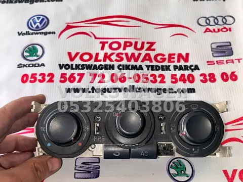 SEAT İBİZA KALORİFER KLİMA KONTROL PANELİ KLİMATRONİK ORJİNAL ÇIKMA 6L0820045