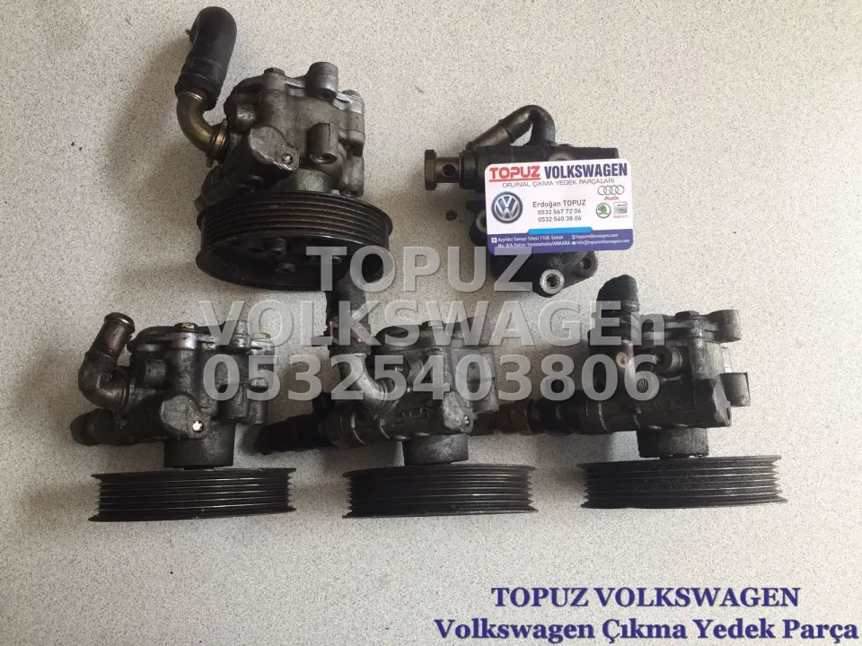 Transporter T4 Direksiyon Pompası Power Çıkma Orjinal 7D0422155